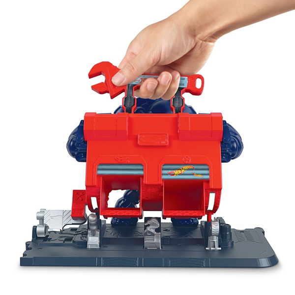 Hot Wheels City Gorilla Rage Garage Attack Play Set Smyths Toys UK