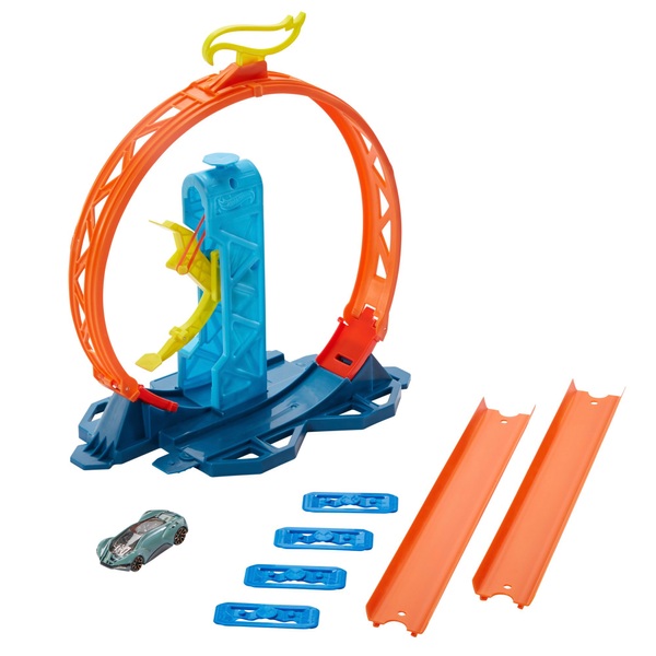 Hot Wheels Launcher Loop Builder Track Set 3 Pcs 72 inch Moreracing for sale online 