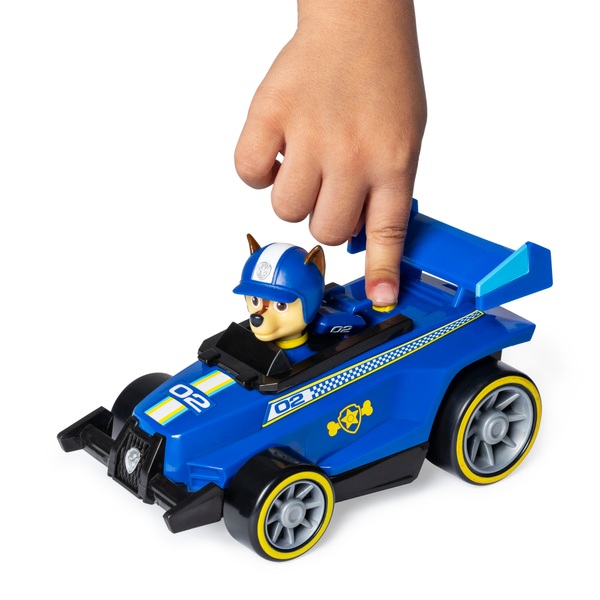 PAW Patrol Ready Race Rescue Chase’s Race and Go Deluxe Vehicle ...