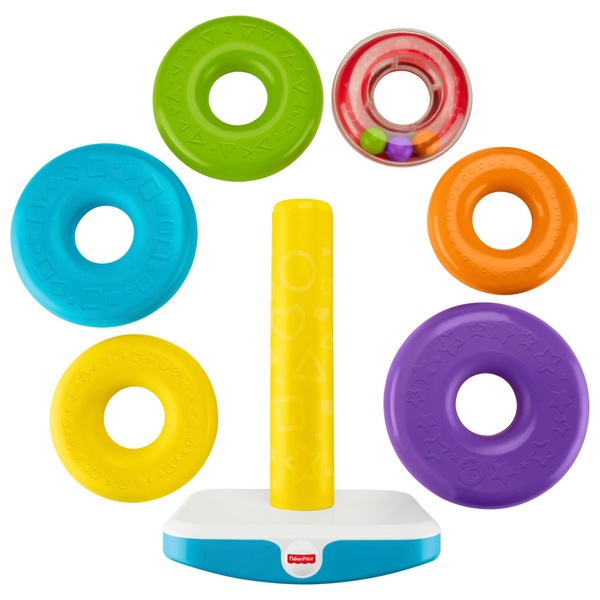 FisherPrice Giant RockaStack Toy for Toddlers Smyths Toys Ireland