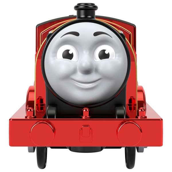 Thomas & Friends Trackmaster Metallic Motorised Celebration James ...