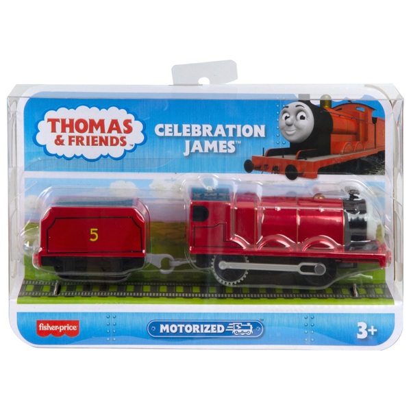 Thomas & Friends Trackmaster Metallic Motorized Celebration James ...