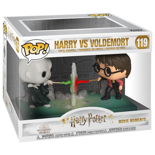 Pop Vinyl Movie Moments Harry Potter Vs Voldemort Smyths Toys Uk - roblox re make voldemort and harry battleclash