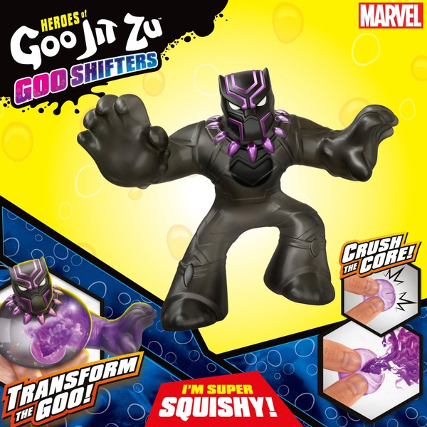 Heroes of Goo Jit Zu Marvel Goo Shifters - Black Panther | Smyths Toys UK