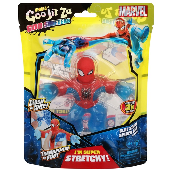 Heroes of Goo Jit Zu Marvel Goo Shifters - Blue Strike Spider-Man ...