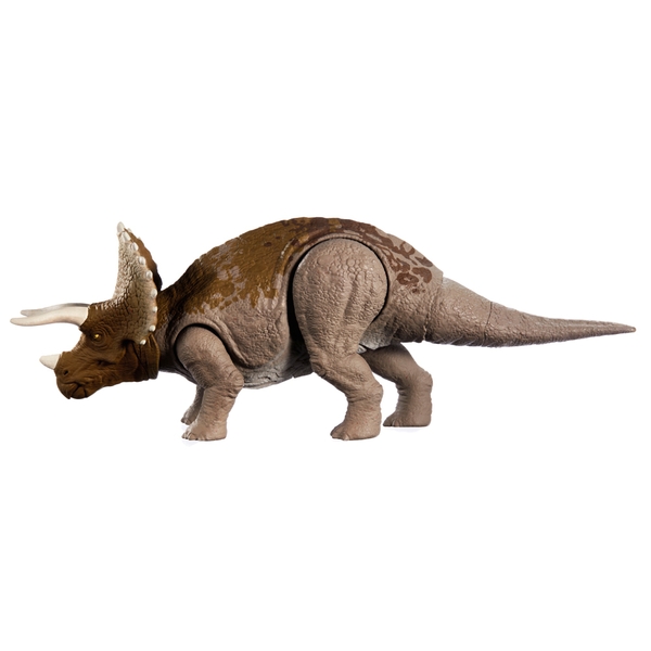 Jurassic World Sound Strike Triceratops - Smyths Toys UK