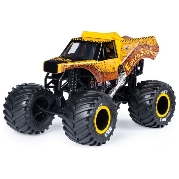 Monster Jam Official Earth Shaker Monster Truck 1:24 Die-Cast Vehicle ...