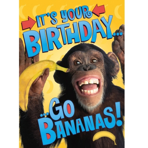 Go Bananas Birthday Card - Smyths Toys UK