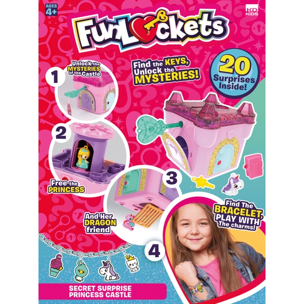 Funlockets Limited Edition Secret Surprise Castle Smyths Toys UK
