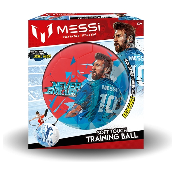 Messi Training Soccer Ball Soft Touch Football w/ Cord Size 3 Yellow ~NEW~ 