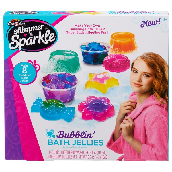 CraZArt Shimmer 'n Sparkle Bubblin Bath Jellies Smyths Toys UK