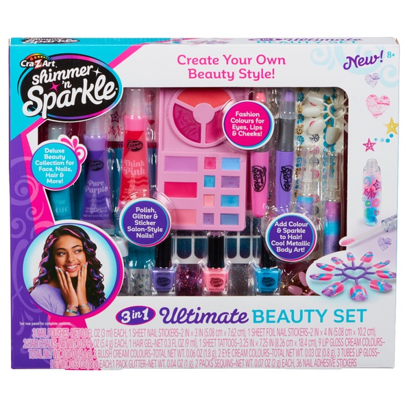 Shimmer 'n Sparkle 3-in-1 Ultimate Beauty Set | Smyths Toys Ireland