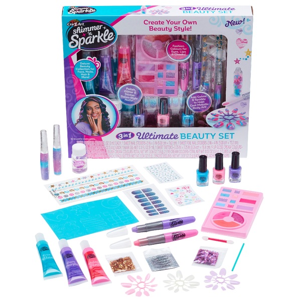 Shimmer 'n Sparkle 3-in-1 Ultimate Beauty Set | Smyths Toys Ireland