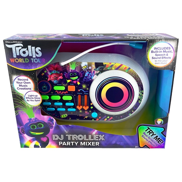 Dream Works Trolls World Tour DJ Trollex Party Mixer | Smyths Toys UK