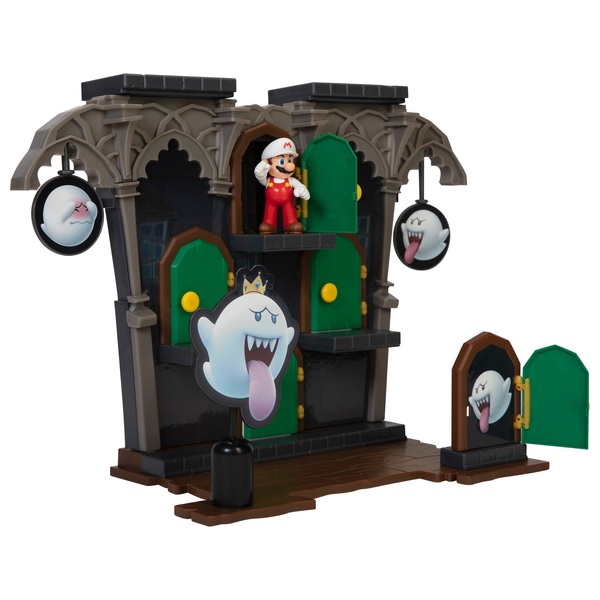 Super Mario Deluxe Boo Mansion Playset Smyths Toys UK