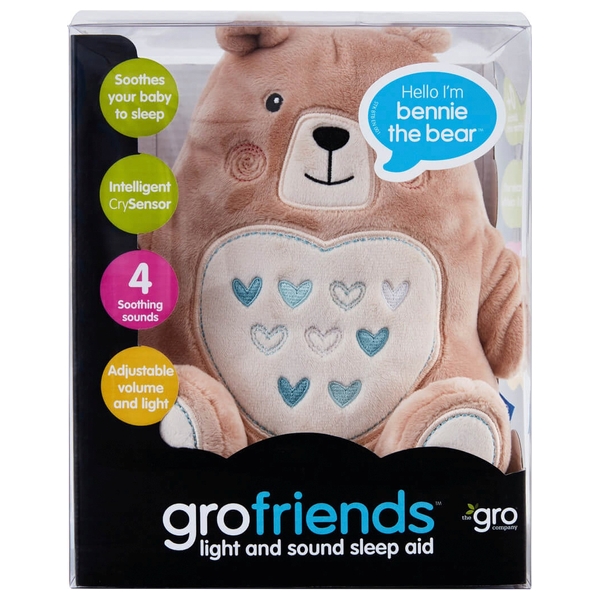 Gro Bennie the Bear Light and Sound Sleep Aid Smyths Toys UK