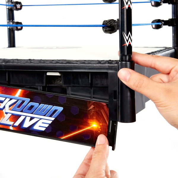WWE Smackdown Live / Royal Rumble Superstar Wrestling Ring Smyths Toys