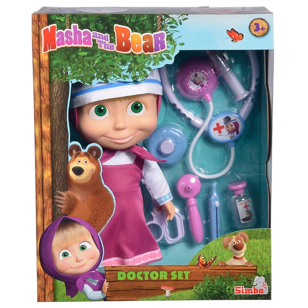 masha and the bear doctor set