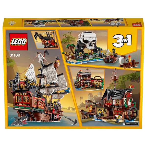 LEGO Creator 31109 Le Bateau Pirate 3 en 1