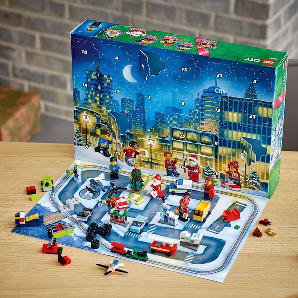 LEGO 60268 City Advent Calendar 2020 Christmas Gift Set - Smyths Toys UK