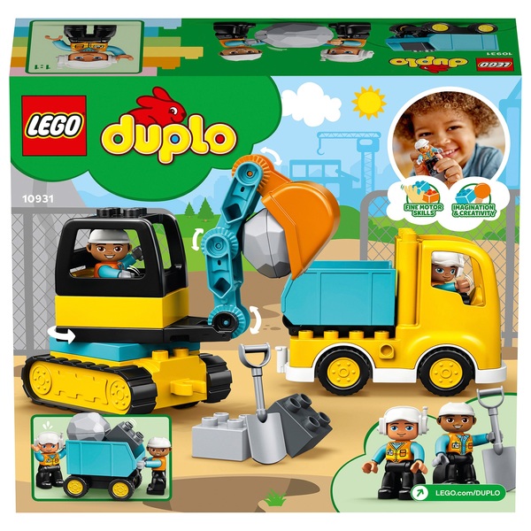 LEGO 10969 Duplo Town Le Camion de Pompiers, Jouet de Construction