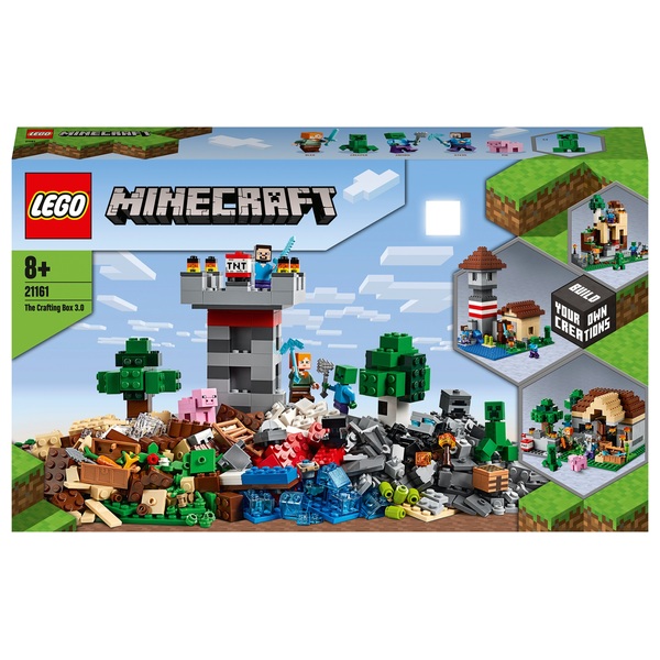 Lego 21161 Minecraft The Crafting Box 3 0 Fortress Farm Set