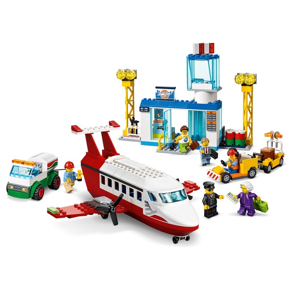 LEGO 60261 City 4+ Central Airport Charter Plane Toy Smyths Toys UK