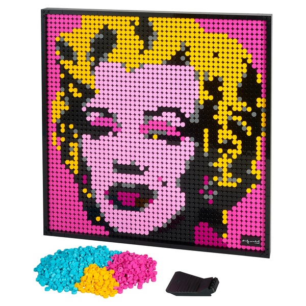 Lego Art Andy Warhol S Marilyn Monroe Set For Adults Smyths Toys Uk
