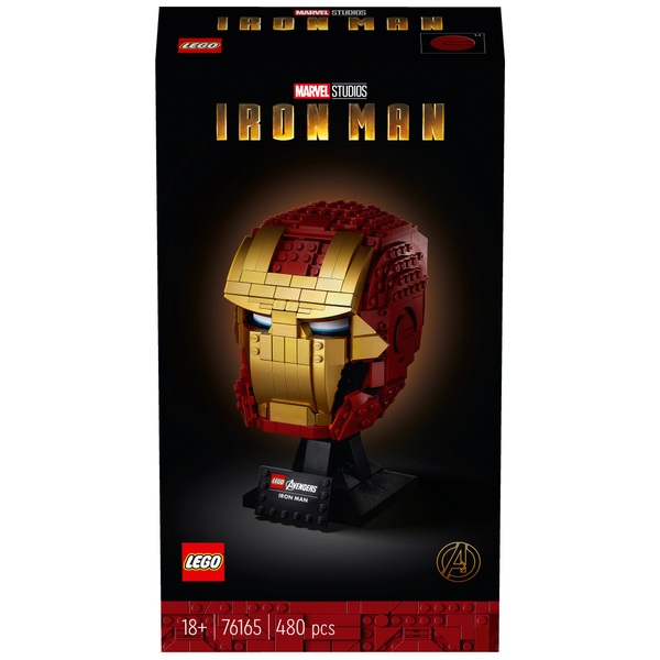 Lego 76165 Marvel Super Heroes Avengers Iron Man Helmet Set Smyths Toys Ireland - roblox how to get iron man helmet