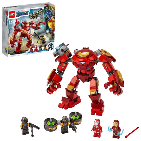 Lego 76164 Marvel Super Heroes Avengers Iron Man Hulkbuster Vs A I M Agent Set Smyths Toys Ireland - roblox hulkbuster games