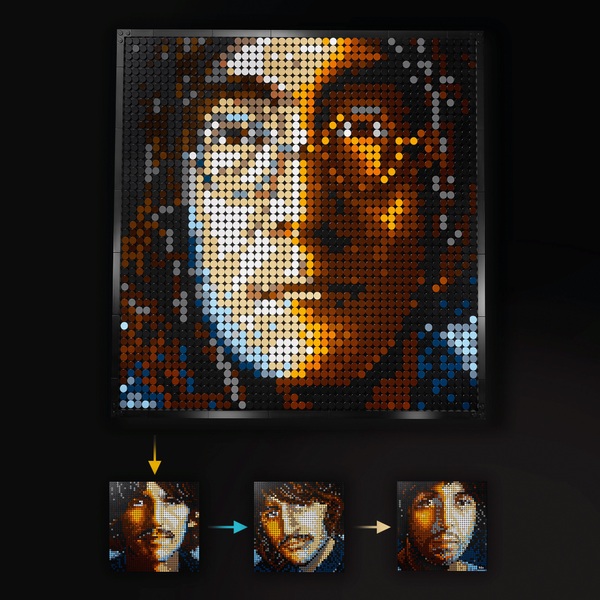 Beatles Lego Wall Art