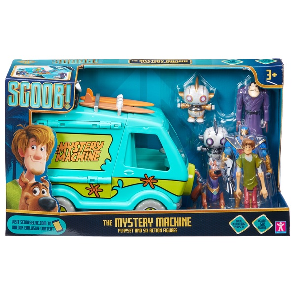 scooby doo action figures and mystery machine