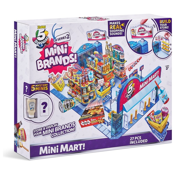 5 Surprise Mini Brands Electronic Mini Mart with 4 Mystery Mini Brands ...