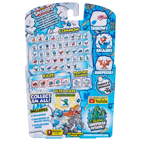 Zuru Smashers Dino Ice Age 8-Pack Assortment - Smyths Toys UK