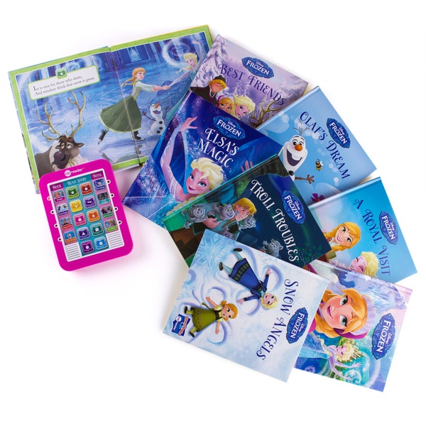 Disney Frozen Electronic Me Reader and 8 Book Library Smyths Toys UK