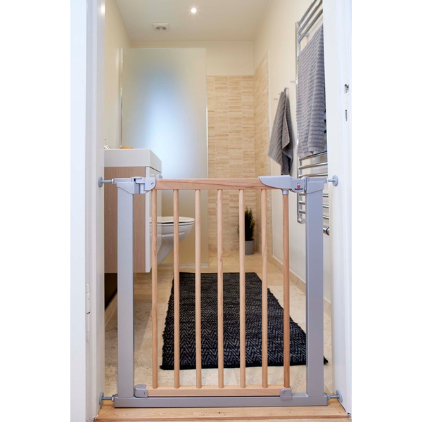 BabyDan Tora True Pressure Fit Wood Safety Gate Fits Openings from 71.3 up to 77.6cm Smyths