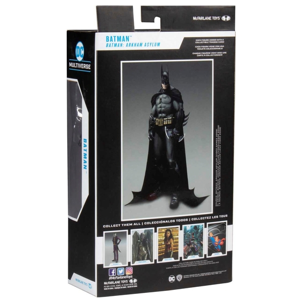 Dc Multiverse Batman Arkham Asylum 18cm Collectible Mcfarlane Action Figure Smyths Toys Uk 