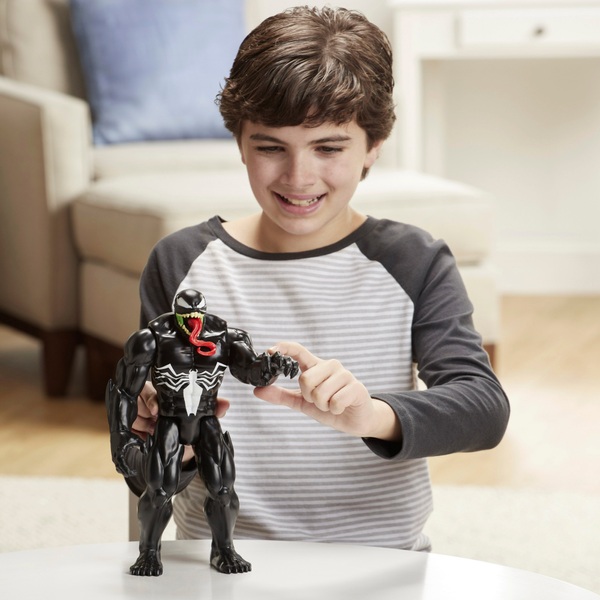 Venom Marvel Spider-Man Maximum Venom Titan Hero Action Figure | Smyths ...