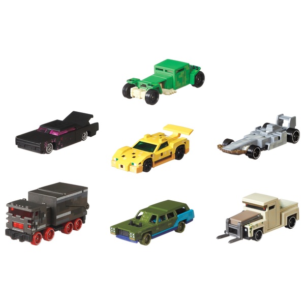 hot wheels minecraft character cars