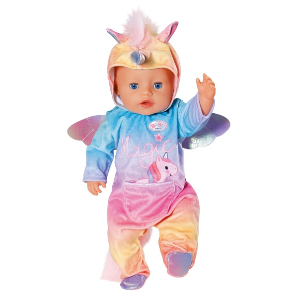 Baby Born Unicorn Onesie Outfit V2 43cm Smyths Toys Uk