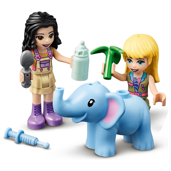 LEGO 41421 Friends Baby Elephant Jungle Rescue Animals Set | Smyths ...