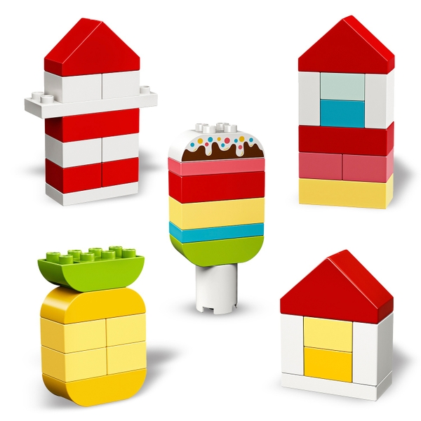 LEGO 10909 DUPLO Classic Heart Box First Bricks Building Set | Smyths ...