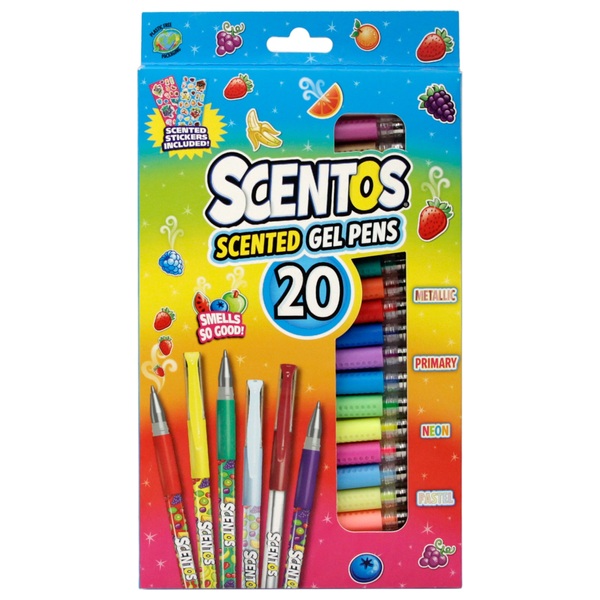 Scentos Scented Rainbow Pens 5 Count Set