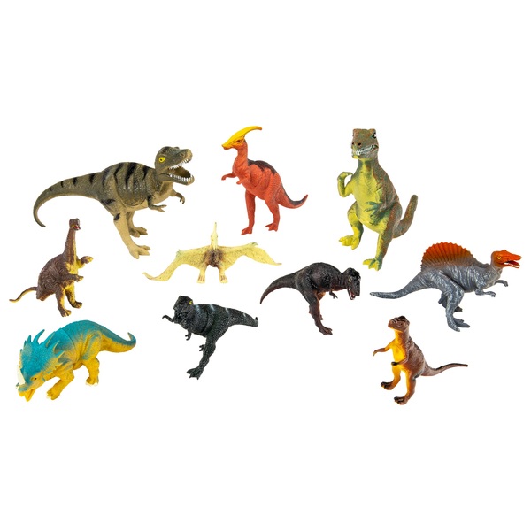 10 Piece Dinosaur Set Smyths Toys Uk