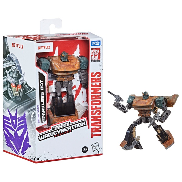 Deluxe Sparkless Bot Transformers Generations War for Cybertron Action ...