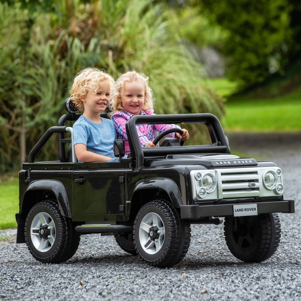 land rover electric ride on car