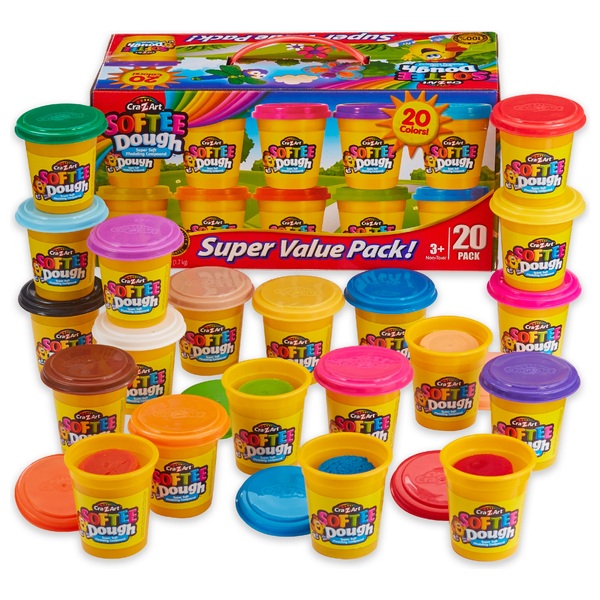 CraZArt Softee Dough 20 Pack Smyths Toys Ireland