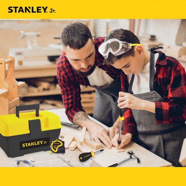 Stanley Jr. Crane & Toolbox Set Smyths Toys UK