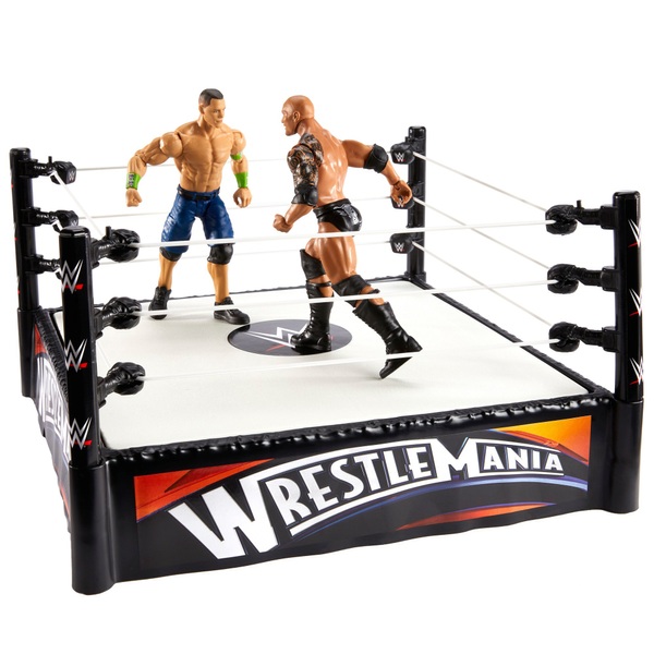 WWF/WWE Mattel WrestleMania XXXIV 34 Custom Wrestling Ring Sticker Set 