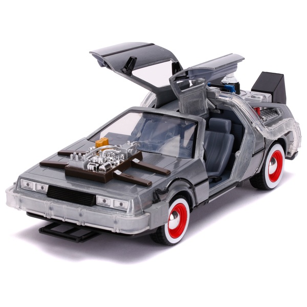 1:24 Back to the Future DeLorean Time Machine with Lights Diecast ...